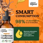 Wild & Organic Cordyceps Tincture - Cordyceps Sinensis Mushroom Extract for Immune & Energy Support - Liquid Mushroom Supplement - Vegan, Sugar & Alcohol-Free Drops - 4 fl oz - Image 4