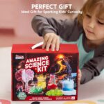 Klever Kits Amazing Science Kits- 85+ Experiments Educational Toys, STEM Activities with Erupting Volcano and Growing Crystal Tree for Kids Aged 6 7 8+ - Image 7