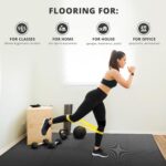 Gym Flooring Set - Interlocking EVA Soft Foam Floor Mat, 18 Pieces Puzzle Rubber Tiles Protective Ground Surface Protection, Play Workout Exercise Mats Underlay Matting Sports Pool Home Fitness Garage - Image 7