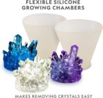 NATIONAL GEOGRAPHIC Mega Crystal Growing Kit for Kids- Grow 6 Crystals with Light-Up Stand, Science Gifts for Kids 8-12, Crystal Making Experiment, Science Kit for Girls and Boys (Amazon Exclusive) - Image 5