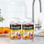 Airborne 750mg Vitamin C Gummies For Adults, Immune Support Gummies With Powerful Antioxidants Vit C & E, Caffeine Free - 2x63ct Bottle (42 Servings), Assorted Fruit Flavor - Image 10