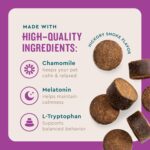 VetIQ Calming Support Supplement for Dogs, Calming Chews Help Manage Stress and Promote Relaxation, Anxiety Relief for Dogs, Made in The USA, 60 Count - Image 5