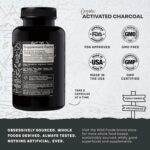 Wild Foods Activated Charcoal Capsules | 100% Organic Coconut Shells Active Tablets for Bloating & Hangover | Lab Tested & Non-GMO Detox Pills | Made in USA (120 Capsules) - Image 3