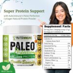Paleo Perfection Vanilla Banana Grass Fed Beef Collagen Protein Powder with Stevia - Paleo, Keto, SCD, AIP Protein Powder with Apple Fiber, Carrot & Broccoli - 300g Protein Powder & Superfood Blend - Image 2