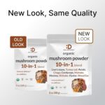 DEAL SUPPLEMENT Organic Mushroom Powder Supplement, 12oz – 10 in 1 Active Blend – Shiitake, Lions Mane, Cordyceps, Chaga, with More –Supports Immune, Energy, & Brain Health – Non-GMO, Vegan - Image 6