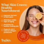 TruSkin Vitamin C Serum For Face – Anti Aging Formula with Vitamin C, Hyaluronic Acid, Vitamin E – Brightening Serum – Improve Appearance of Dark Spots, Tone, Fine Lines & Wrinkles, 2 Fl Oz - Image 3