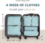 Compression Packing Cubes for Travel - Luggage and Backpack Organizer Packaging Cubes for Clothes by TRIPPED Travel Gear - Image 2