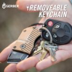 Gerber Gear Key Note Pocket Knife, 1" Plain Edge Box Cutter EDC Keychain Pocket Knife for Everyday Carry, Black - Image 4