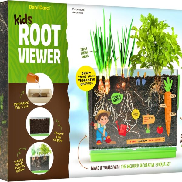 Root Viewer Kit for Kids - Easter Gifts - Grow Your Own Plant for Boys & Girls - Science STEM Toy & Craft Growing Kits for Ages 4-8 Birthday Gifts for Boy, Girl 4, 5, 6, 7, 8, Year Old - Gardening Toy