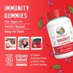 Mary Ruth's 5-1 Immunity Gummies with Elderberry for Kids & Adults | Cherry | Pectin Based | Vegan | 90 Count - Image 8
