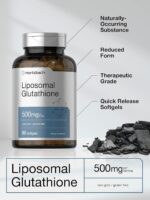 Horbaach Liposomal Glutathione Supplement 500mg | 90 Softgels | Non-GMO & Gluten Free - Image 3