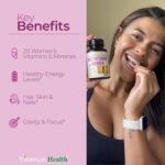 Multivitamin for Women - Daily Womens Multivitamin & Multimineral with Vitamin A, C, D, E, B12, Zinc & More. Essential Vitamins for Women for Energy, Focus, Hair Growth & Overall Health. 60 Capsules - Image 2