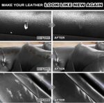 STARTSO WORLD Black Leather Repair Kit, Vinyl Repair kit for Car Interiors, Furniture, Couches, Car Seat, Sofa, Jacket and Purse, Restores Faux, Artificial, Genuine Pleather - Image 6