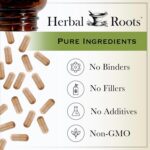 Herbal Roots Organic Ginkgo Biloba Made with Pure Organic Ginkgo Leaf - 1,400mg per Serving, 60 Vegan Capsules - Image 6