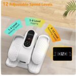 Under Desk Elliptical Exercise Machine, Electric Ellipse Leg Exerciser As Seen On TV, 12 Speed Foot Leg Exerciser While Sitting for Seniors, Portable Mini Seated Pedal Exerciser for Home Office - Image 5