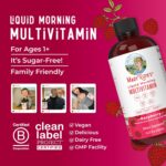 MaryRuth Organics Multivitamin for Women Men & Kids | Vegan, Sugar Free | Womens Multivitamin & Multimineral | Beauty & Energy Women's Multivitamin| Non-GMO | 15.22 Fl Oz - Image 9
