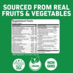 Whole Food Multivitamin for Adults | Multivitamins for Men & Women | Superfoods, Real Raw Veggies, Fruits, Vitamin E, A, B Complex | Vegan Non-GMO 120 Vegetarian Capsules - Image 2