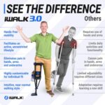 iWALK3.0 – The Original Hands Free Knee Crutch - Alternative to Crutches and Knee Scooters - iWALK Replaces Crutches for Adults - Peg Leg Crutch For Lower Leg Injuries Only - Image 5