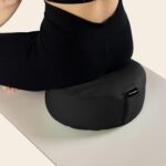 Retrospec Sedona Zafu Meditation Cushion Filled w/Buckwheat Hulls - Yoga Pillow for Meditation Practices - Machine Washable 100% Cotton Cover & Durable Carry Handle, Round - Image 8