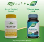 Nature's Way Activated Charcoal, Binds Unwanted Materials and Gas in the Digestive Tract*, 560 mg per 2-Capsule Serving, 100 Capsules (Packaging May Vary) - Image 3