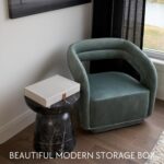 ZICOTO Decorative Photo Storage Box with Lid - A Beautiful Linen Organizer Perfect to Safely Store Your Pictures, Documents, Scrapbooking Supplies, Keepsakes and Other Memories in Style - Image 2