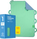 Improvia Positioning Bed Pad 34"x52" with 8 Reinforced Handles, Quick-Drying, Washable, Waterproof, Reusable, Mattress Protection, For Lifting, Turning, Transfering, Elderly and Incontinence patients.