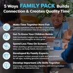 200 Family Conversation Cards - Put Down The Phones & Connect with Family - Get to Know Each Other Better with Meaningful Talk - Let Kids Express Themselves, Great for Dinner Table & Road Trips - Image 2
