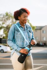 ChicoBag rePETe Water Bottle Sling with Carabiner Clip | Recycled Water Bottle Carrier with Strap | Eco Friendly | (Pack of 2) - Image 4
