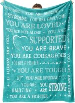 SteadStyle Gifts for Women- Get Well Soon Blanket, Feel Better After Surgery Present for Sick Women, Thinking of You Gifts, Inspirational Gift Blanket for Her Friend Sister, 60'' x 50''