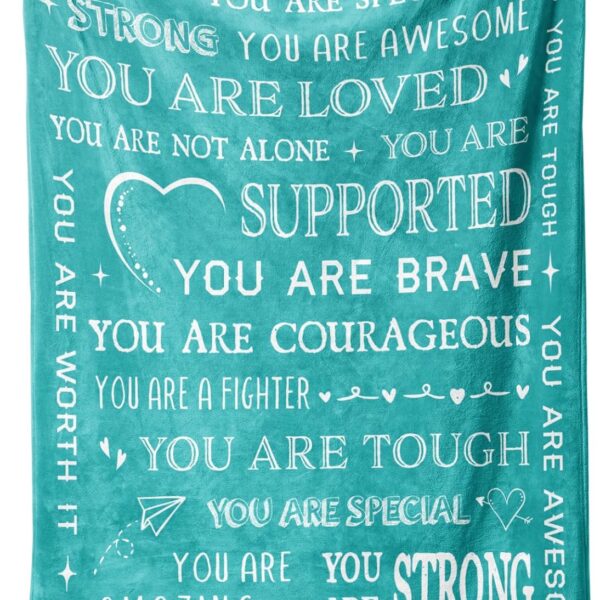 SteadStyle Gifts for Women- Get Well Soon Blanket, Feel Better After Surgery Present for Sick Women, Thinking of You Gifts, Inspirational Gift Blanket for Her Friend Sister, 60'' x 50''