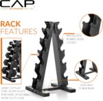 CAP Barbell Dumbbell Set with Rack | Multiple Options in 150lbs and 210lbs - Image 4