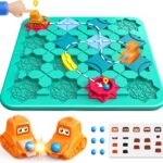 STEM Board Games,Puzzle Logical Builder Kids Toys,Preschool Montessori Brain Teasers Birthday Gifts for Kids 4-8 Years Old