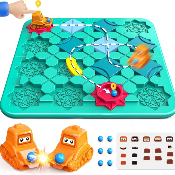 STEM Board Games,Puzzle Logical Builder Kids Toys,Preschool Montessori Brain Teasers Birthday Gifts for Kids 4-8 Years Old