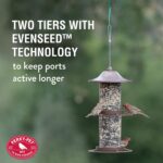 Perky-Pet 325SCOMBO-1SR Large 2-Tier Outdoor Panorama Wild Bird Feeder with Hanging Hook - 4.5 lb Seed Capacity - Image 4