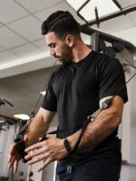 Men's Dry Fit Moisture Wicking 3 & 5 Pack Tech Performance Mesh Quick Dry Active Athletic Crew T Shirts - Image 3