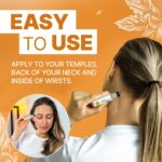 Migrastil Migraine Stick Rollon - Fast Cooling Comfort for Your Head. Aromatherapy with Peppermint & Other Essential Oils. Metal Roller. Made in USA by Basic Vigor - Image 3