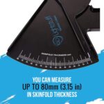 Lightstuff Precision Skinfold Caliper - Easy, Reliable Tool for Monitoring Body Fat - Quick Start Guide for Beginners, Detailed Booklet for Advanced Users - Measures up to 80mm in Skin Fold Thickness - Image 4