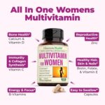 Multivitamin for Women - Daily Womens Multivitamin & Multimineral with Vitamin A, C, D, E, B12, Zinc & More. Essential Vitamins for Women for Energy, Focus, Hair Growth & Overall Health. 60 Capsules - Image 5