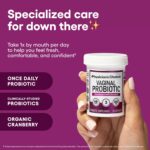 Physician's CHOICE Vaginal Probiotics for Women - pH Balance, Odor Control, Yeast Balance, Vaginal Flora & Feminine Health - 6B CFU with Organic Prebiotics and Cranberry Extract - 30 CT - Image 2