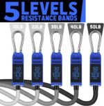 WALITO Resistance Bands Set - Exercise Bands with Handles, Door Anchor, Legs Ankle Straps, for Heavy Resistance Training, Physical Therapy, Muscle Training, Yoga, Home Workouts - Image 2