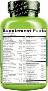 NATURELO Mens Multivitamins for Men 50+ - One Daily Multivitamin for Men with Vitamins, Minerals & Organic Whole Foods, Boost Energy & Health, Non-GMO, 120 Vegetarian Capsules - Image 7