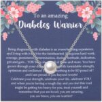 BLEOUK Diabetic Gift Diabetic Necklace Type 2 Type 1 Jewelry Awareness Chronic Illness Diabetic Awareness Warrior Support Gift