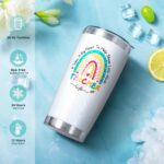 Teacher Appreciation Gifts,Teacher Gifts for Women from Student,-It Takes a Big Heart to Shape Little Minds 20 oz Tumbler Set,Thank you Teacher Gift - Image 4