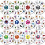 FeelWise Super EQ Kit - For Building Emotional Intelligence - Twelve 12" Round 2-sided Emotion Wheels w/ Cover Sheet, & Instructions - Emotion Learning Games for Kids, Parents, Teachers, School Counselor - Screen-Free Activities