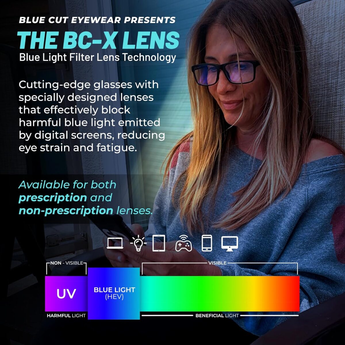 Blue Light Blocking Glasses For Men/Women Anti-Fatigue Computer Monitor Gaming Glasses Reduce Eye Strain Game Glasses - Image 4