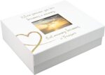 Pavilion- When Someone You Love Becomes a Memory-White & Gold Memory Box