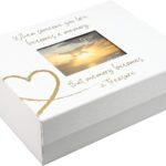 Pavilion- When Someone You Love Becomes a Memory-White & Gold Memory Box