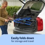 Medline Steel Rollator Walker for Adult Mobility Impairment, Blue, 350 lb. Weight Capacity, 8” Wheels, Foldable, Adjustable Handles, Rolling Walker for Seniors - Image 4