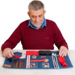 Fidget Blanket for Dementia | Calming & Comforting Dementia Activities for Seniors | Dementia Products for Elderly | Sensory Blanket | Helps with Alzheimer’s, Dementia, Asperger’s, Autism, Anxiety