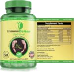 Immune Support Supplement - Natural & Organic Immune Boosters for Adults - Immunity Support with Vitamin C & Vitamin D, Garlic, Ginger, Lemon, Elderberry, Selenium & Zinc - 60 Capsules - Image 4